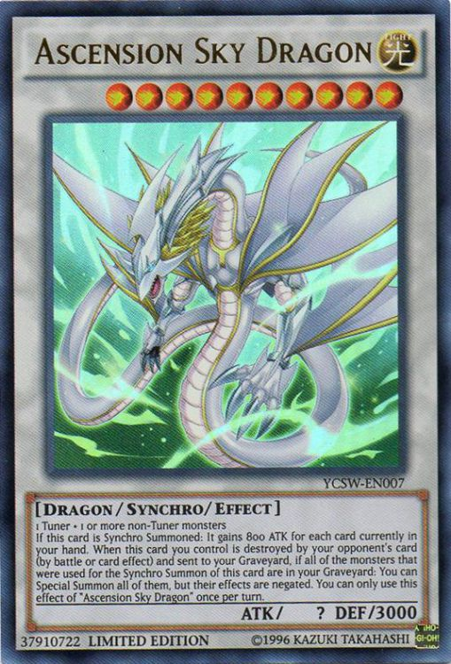 Ascension Sky Dragon [YCSW-EN007] Ultra Rare | Exor Games Dartmouth