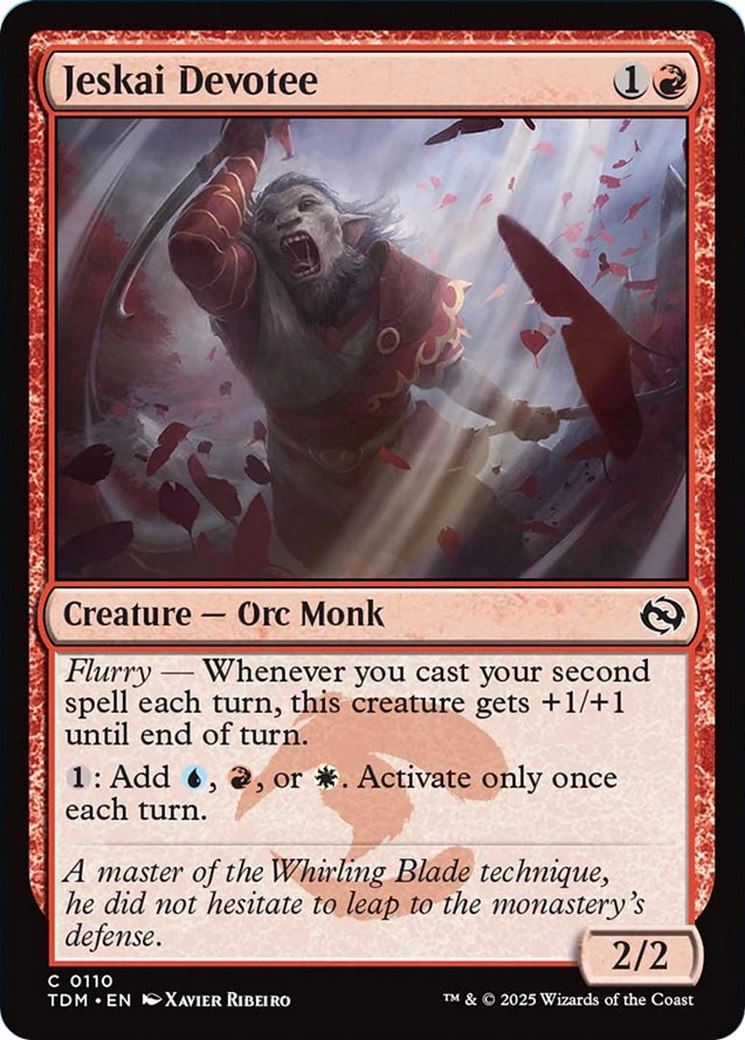 Jeskai Devotee [Tarkir: Dragonstorm] | Exor Games Dartmouth