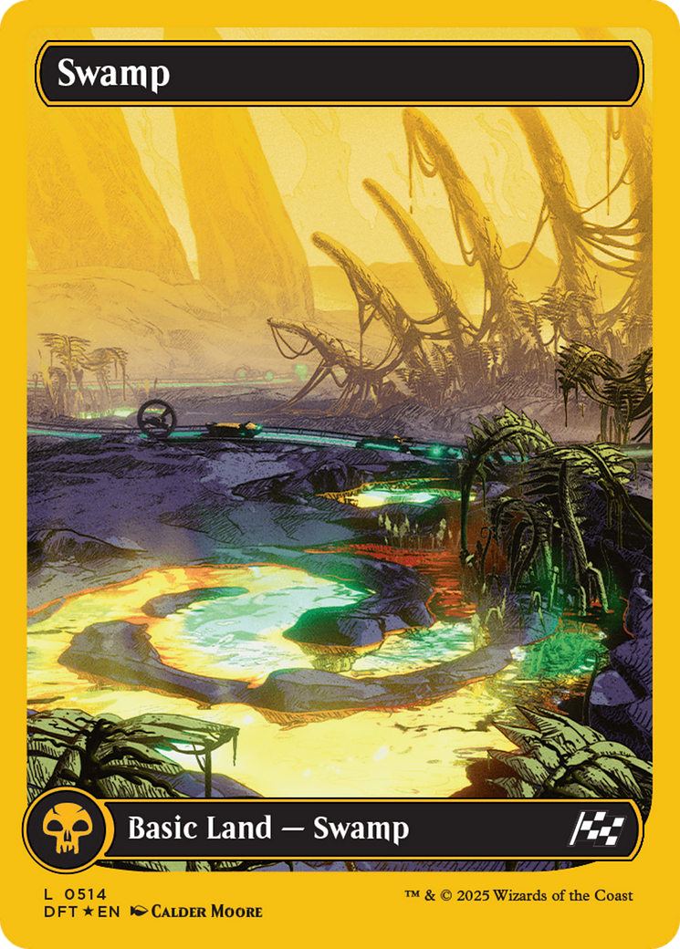 Swamp (0514) (First-Place Foil) [Aetherdrift] | Exor Games Dartmouth