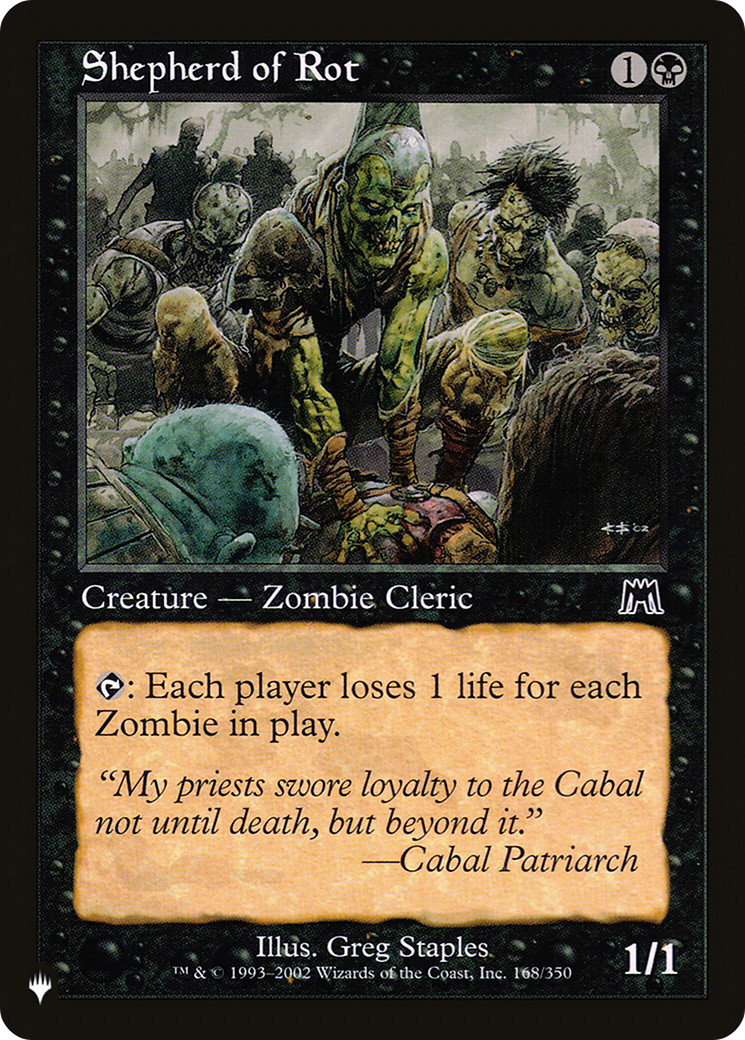 Shepherd of Rot [The List] | Exor Games Dartmouth
