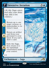 Inventive Iteration // Living Breakthrough (Showcase Soft Glow) [Kamigawa: Neon Dynasty] | Exor Games Dartmouth