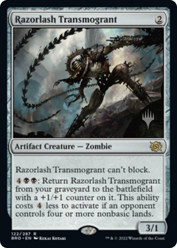 Razorlash Transmogrant (Promo Pack) [The Brothers' War Promos] | Exor Games Dartmouth