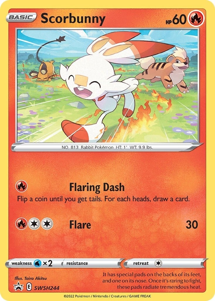 Scorbunny (SWSH244) [Sword & Shield: Black Star Promos] | Exor Games Dartmouth