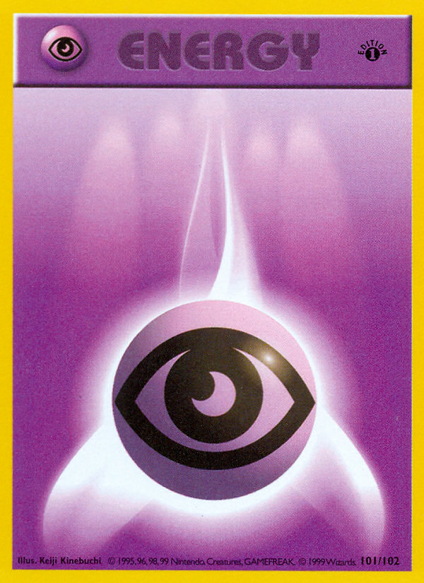 Psychic Energy (101/102) (Shadowless) [Base Set 1st Edition] | Exor Games Dartmouth