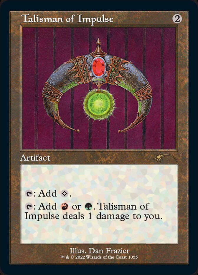 Talisman of Impulse (Foil Etched) [Secret Lair Drop Series] | Exor Games Dartmouth