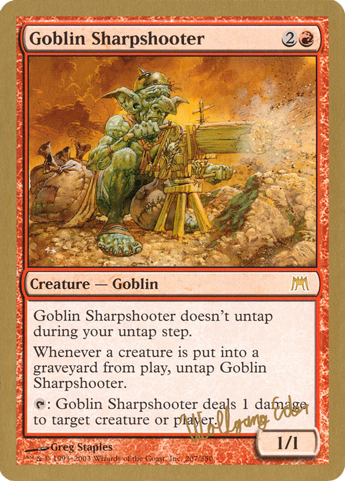 Goblin Sharpshooter (Wolfgang Eder) [World Championship Decks 2003] | Exor Games Dartmouth