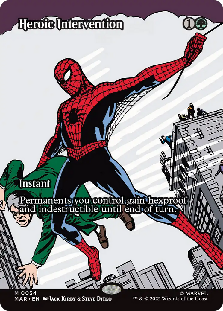 Heroic Intervention (Borderless) [Marvel's Spider-Man: Eternal-Legal] | Exor Games Dartmouth