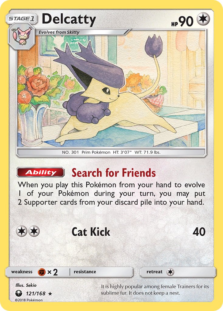 Delcatty (121/168) (Theme Deck Exclusive) [Sun & Moon: Celestial Storm] | Exor Games Dartmouth