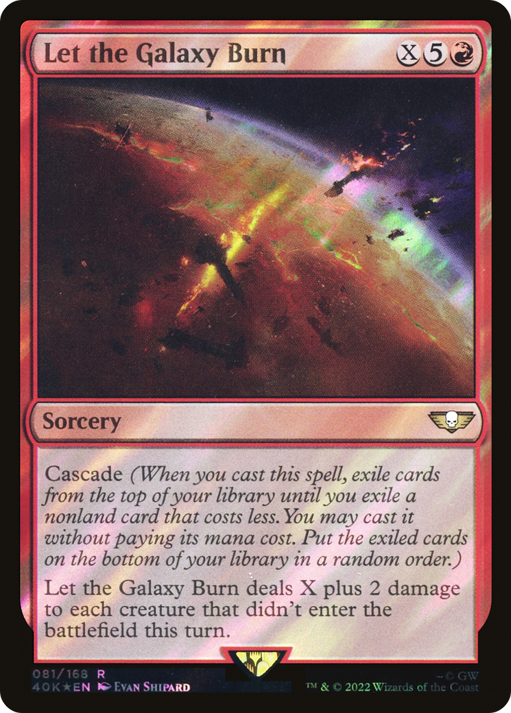 Galaxy Sword - Sword of Forge and Frontier [Secret Lair Drop Series] | Exor Games Dartmouth