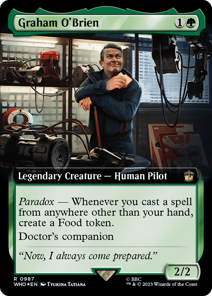 Graham O'Brien (Extended Art) (Surge Foil) [Doctor Who] | Exor Games Dartmouth