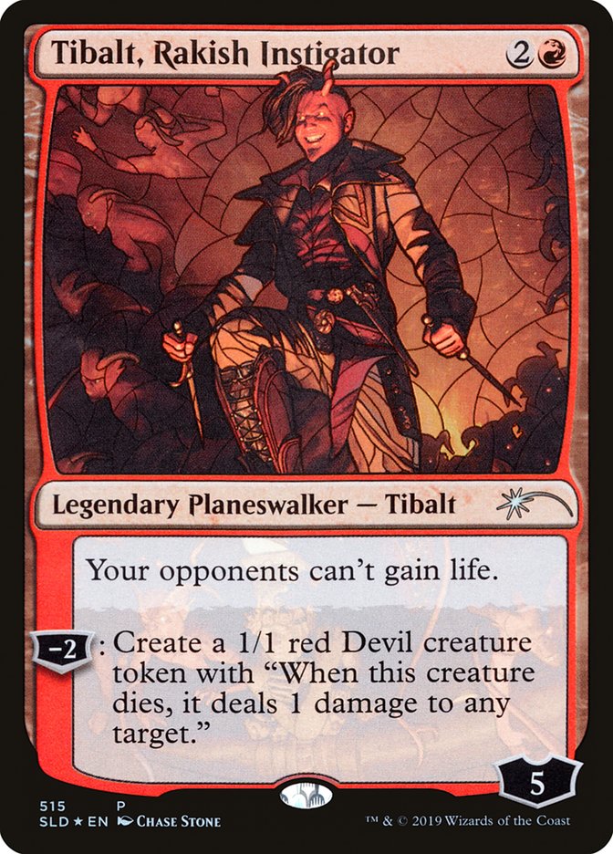 Tibalt, Rakish Instigator (Stained Glass) [Secret Lair Drop Promos] | Exor Games Dartmouth