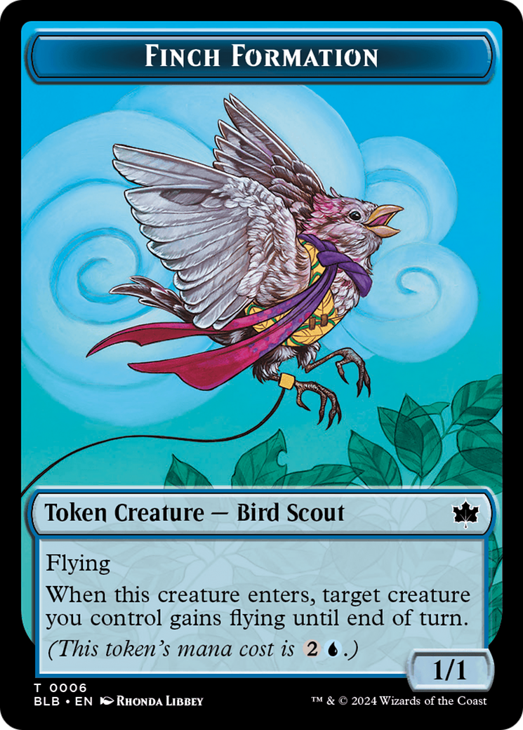 Finch Formation Token [Bloomburrow Tokens] | Exor Games Dartmouth