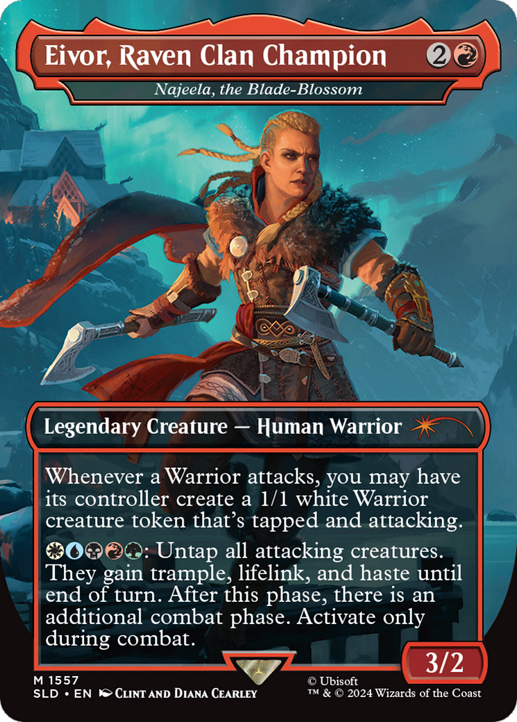 Eivor, Raven Clan Champion - Najeela, the Blade-Blossom [Secret Lair Drop Series] | Exor Games Dartmouth