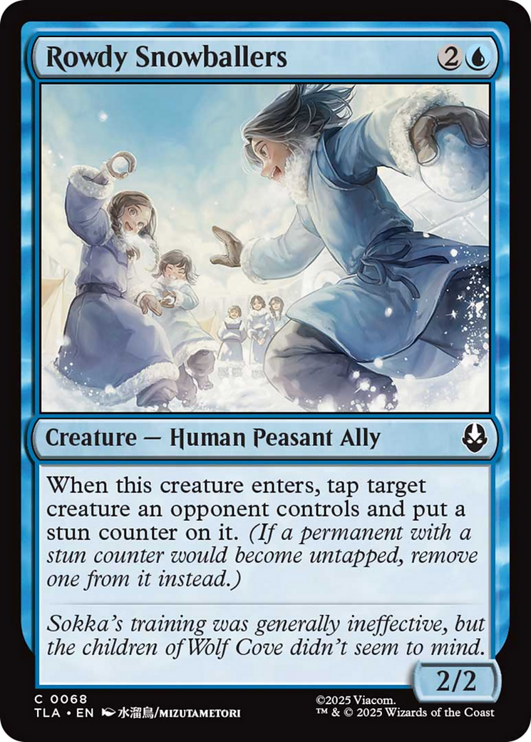 Rowdy Snowballers [Avatar: The Last Airbender] | Exor Games Dartmouth