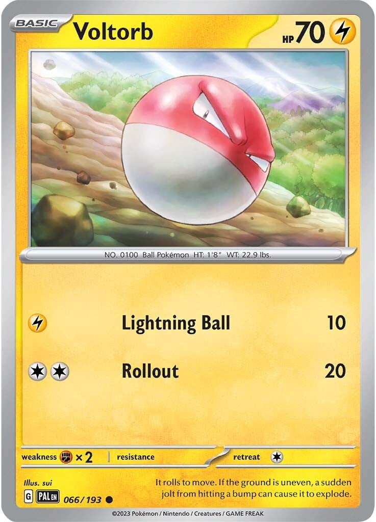 Voltorb (066/193) [Scarlet & Violet: Paldea Evolved] | Exor Games Dartmouth