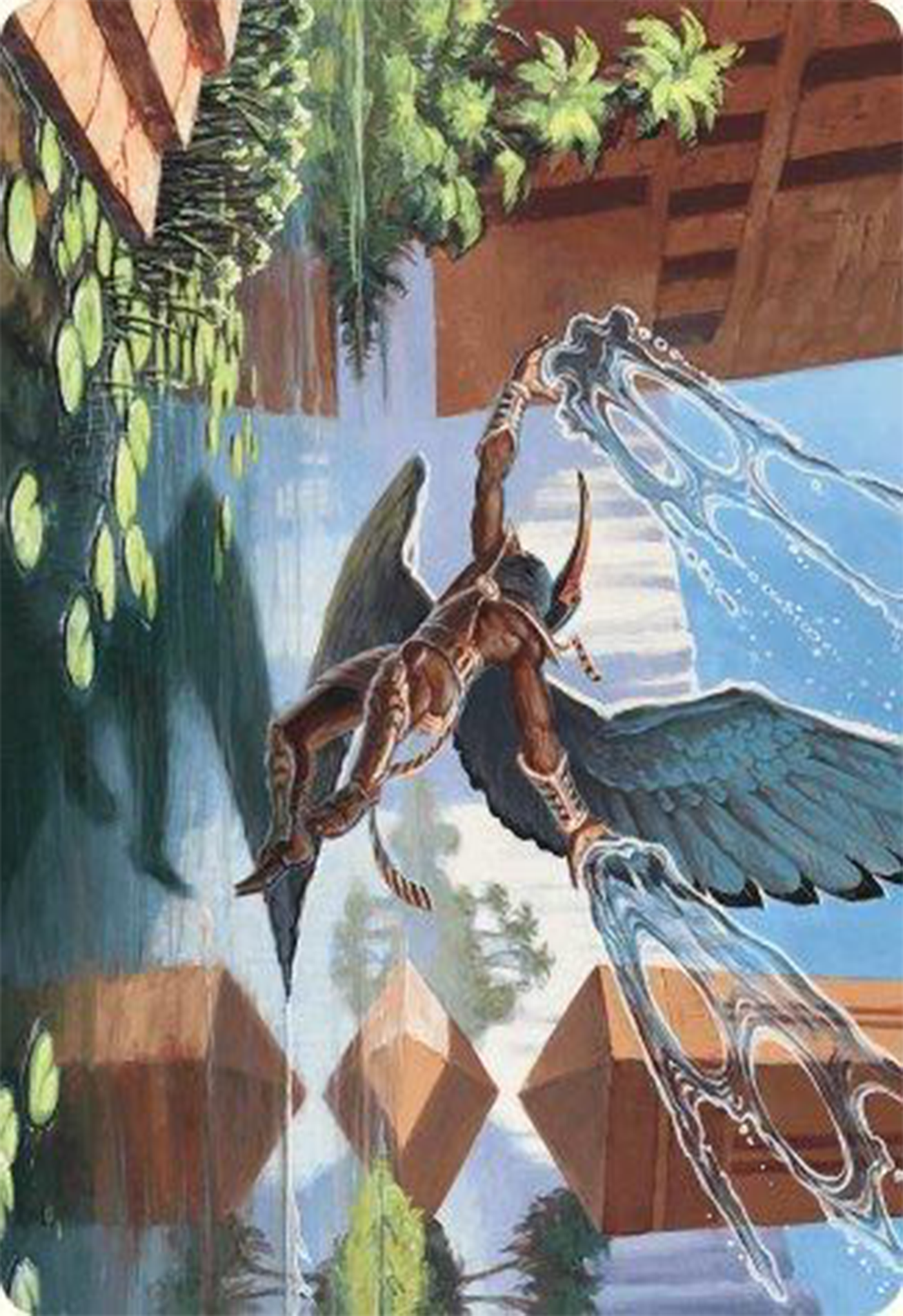 Nadu, Winged Wisdom Art Card [Modern Horizons 3 Art Series] | Exor Games Dartmouth