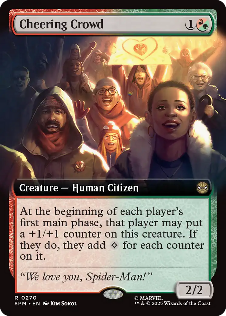 Cheering Crowd (Extended Art) [Marvel's Spider-Man] | Exor Games Dartmouth