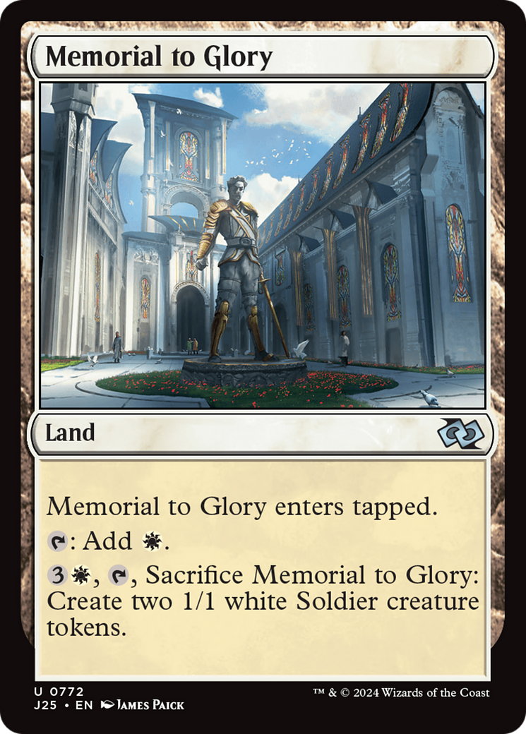 Memorial to Glory [Foundations Jumpstart] | Exor Games Dartmouth