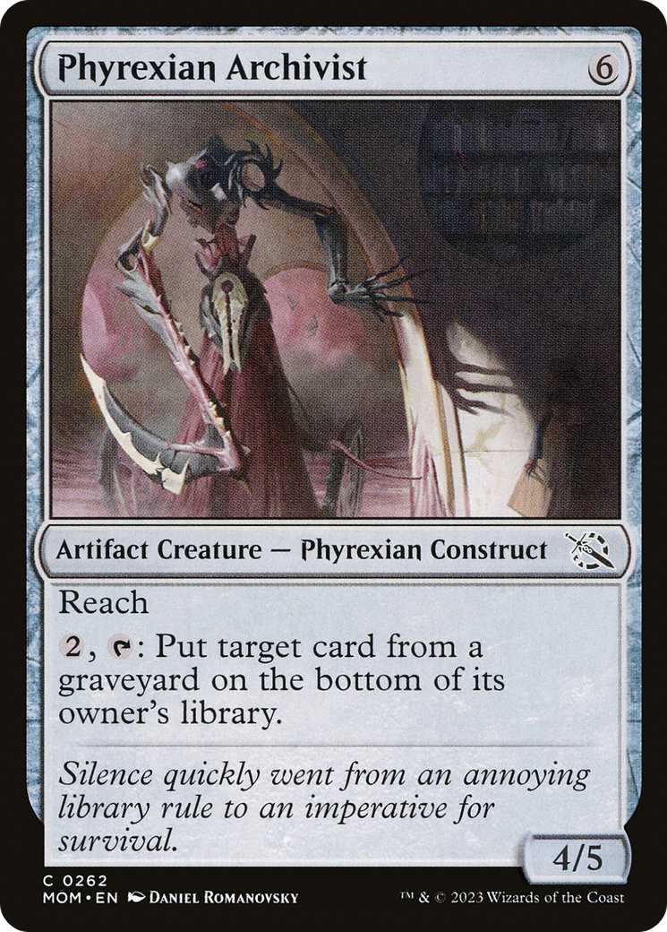 Phyrexian Archivist [March of the Machine] | Exor Games Dartmouth