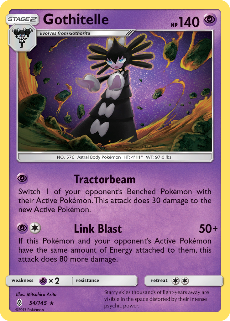 Gothitelle (54/145) [Sun & Moon: Guardians Rising] | Exor Games Dartmouth