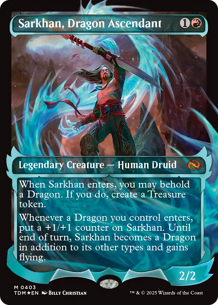 Sarkhan, Dragon Ascendant (0403) (Showcase) [Tarkir: Dragonstorm] | Exor Games Dartmouth