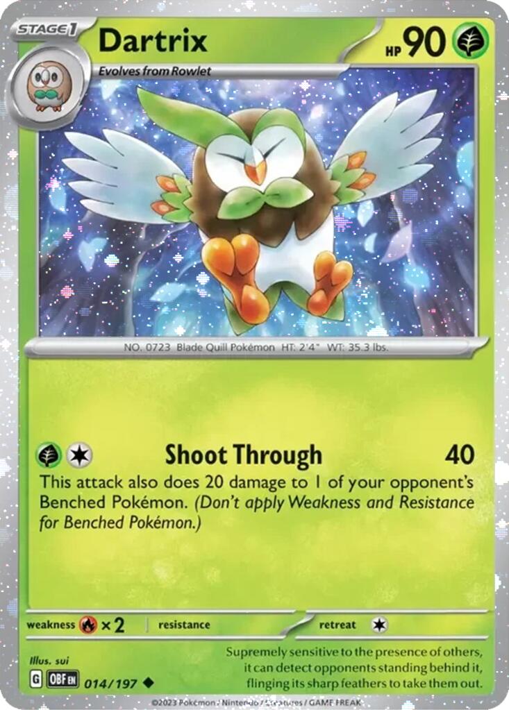 Dartrix (014/197) (Cosmos Holo) [Miscellaneous Cards] | Exor Games Dartmouth