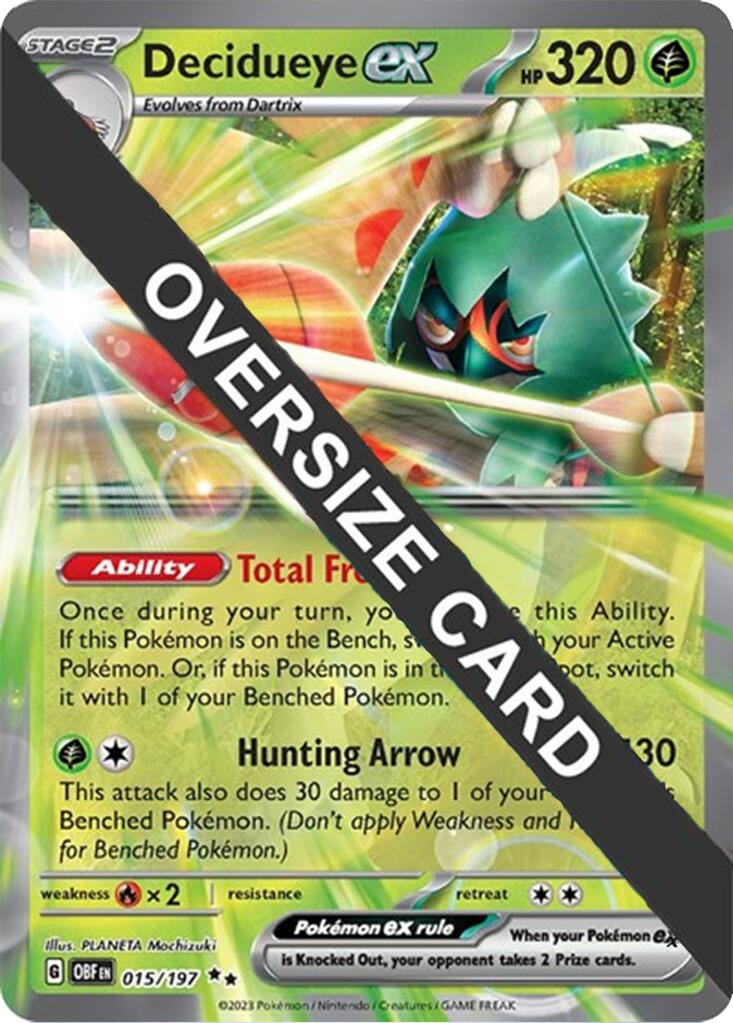 Decidueye ex (015/197) (Jumbo Card) [Miscellaneous Cards] | Exor Games Dartmouth