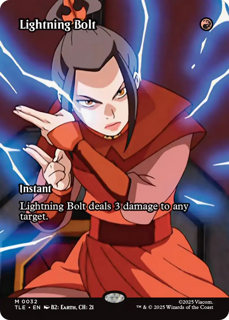 Lightning Bolt (Borderless) [Avatar: The Last Airbender: Eternal-Legal] | Exor Games Dartmouth