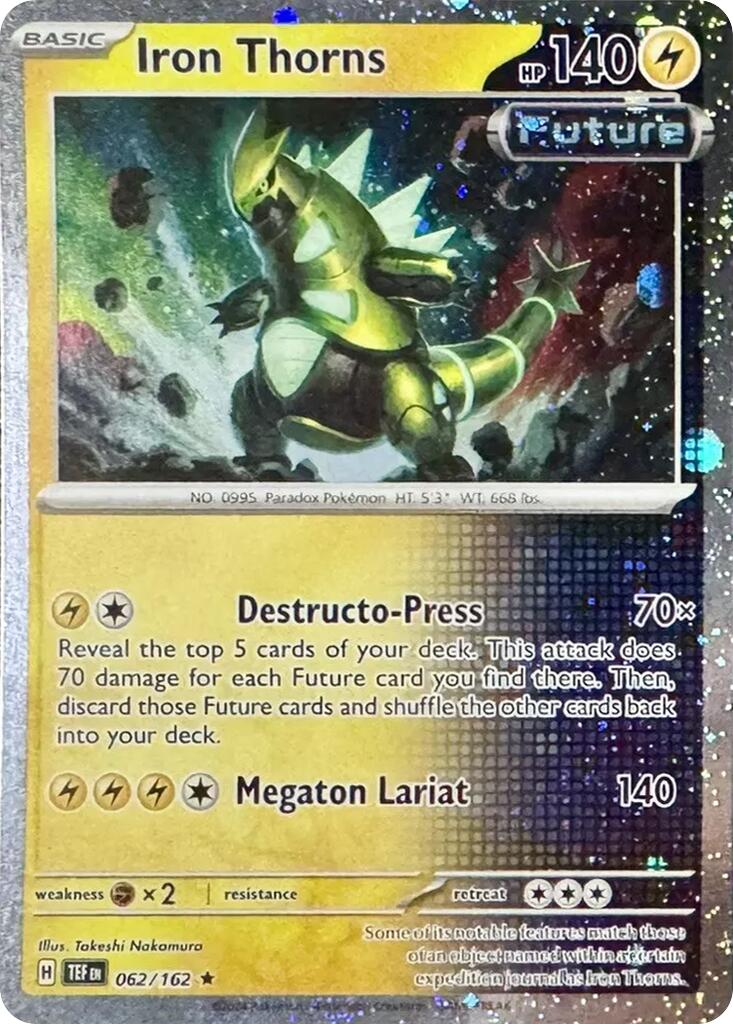 Iron Thorns (062/162) (Cosmos Holo) [Miscellaneous Cards] | Exor Games Dartmouth