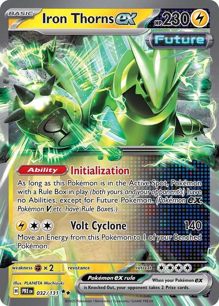 Iron Thorns ex (032/131) [Scarlet & Violet: Prismatic Evolutions] | Exor Games Dartmouth