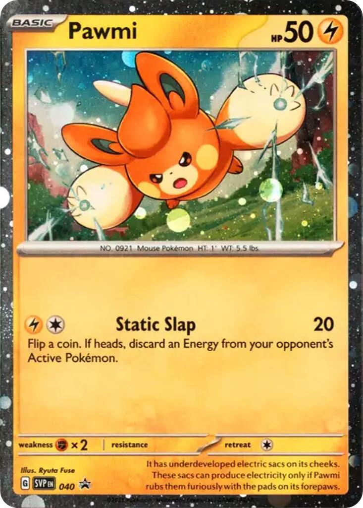Pawmi (040) (Cosmos Holo) [Scarlet & Violet: Black Star Promos] | Exor Games Dartmouth