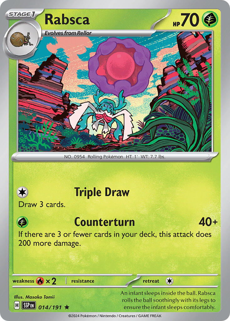 Rabsca (014/191) (Theme Deck Exclusive) [Scarlet & Violet: Surging Sparks] | Exor Games Dartmouth