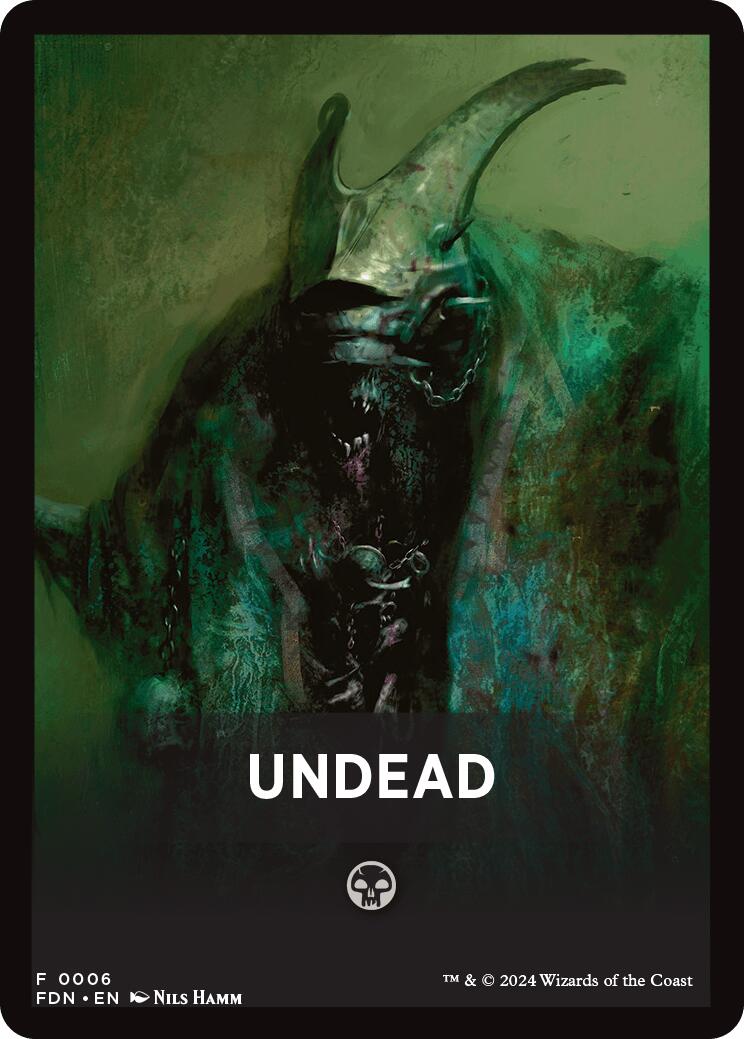 Undead Theme Card [Foundations Tokens] | Exor Games Dartmouth