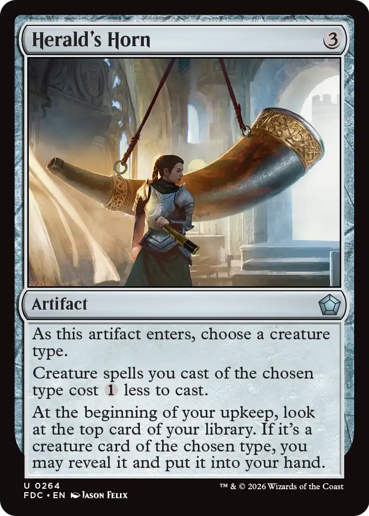 Herald's Horn [Foundations Commander] | Exor Games Dartmouth