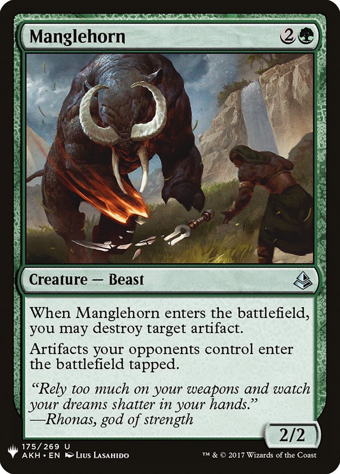 Manglehorn [Mystery Booster] | Exor Games Dartmouth