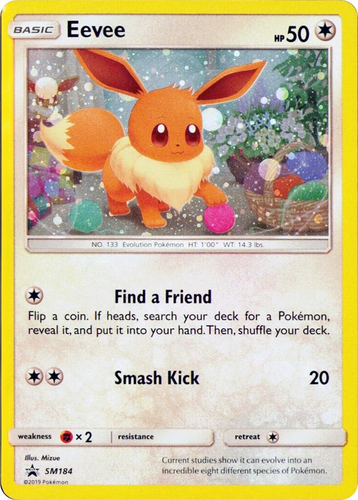 Eevee (SM184) (Cosmos Holo) [Sword & Shield: Black Star Promos] | Exor Games Dartmouth