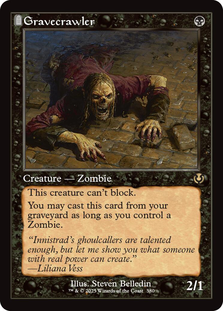 Gravecrawler (Retro Frame) [Innistrad Remastered] | Exor Games Dartmouth