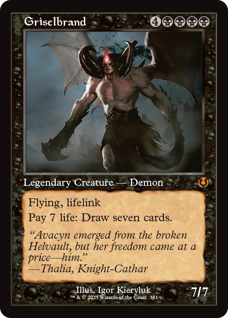 Griselbrand (Retro Frame) [Innistrad Remastered] | Exor Games Dartmouth