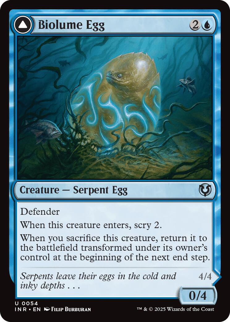 Biolume Egg // Biolume Serpent [Innistrad Remastered] | Exor Games Dartmouth