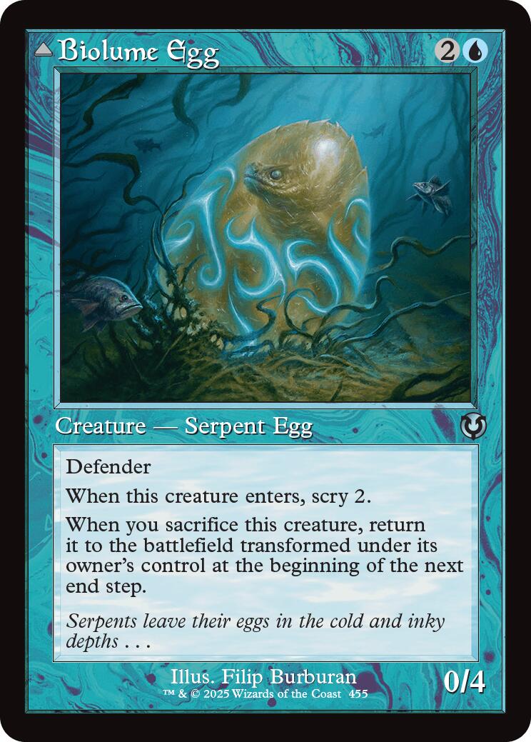 Biolume Egg // Biolume Serpent (Retro Frame) [Innistrad Remastered] | Exor Games Dartmouth