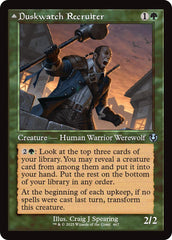 Duskwatch Recruiter // Krallenhorde Howler (Retro Frame) [Innistrad Remastered] | Exor Games Dartmouth