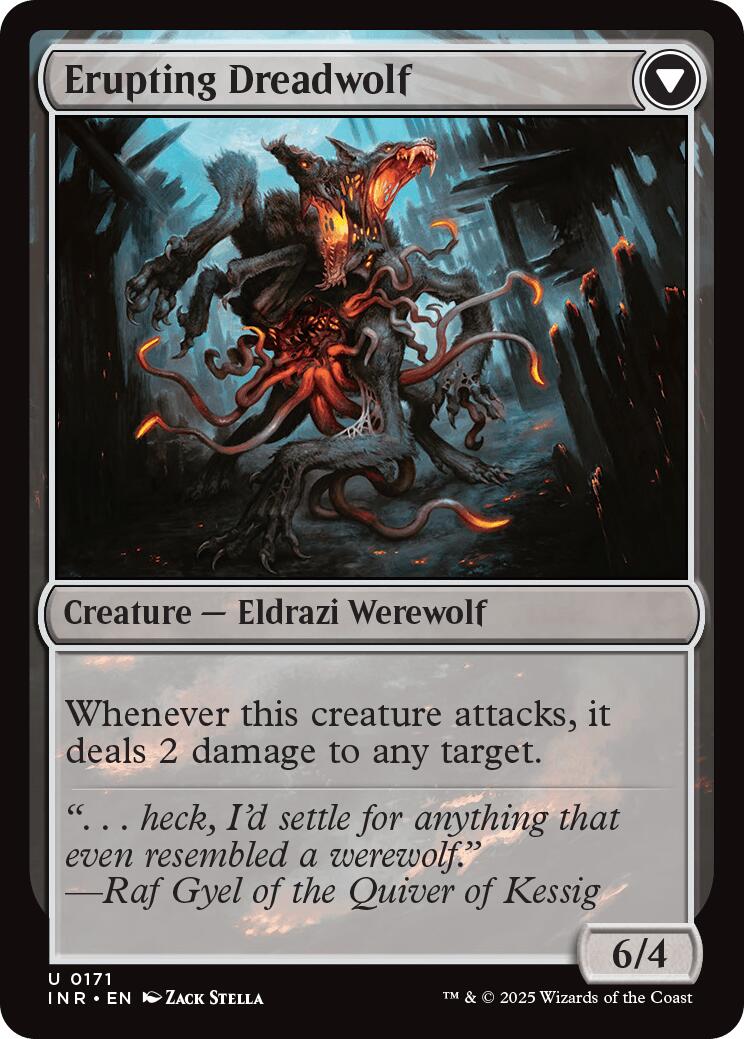 Smoldering Werewolf // Erupting Dreadwolf [Innistrad Remastered] | Exor Games Dartmouth