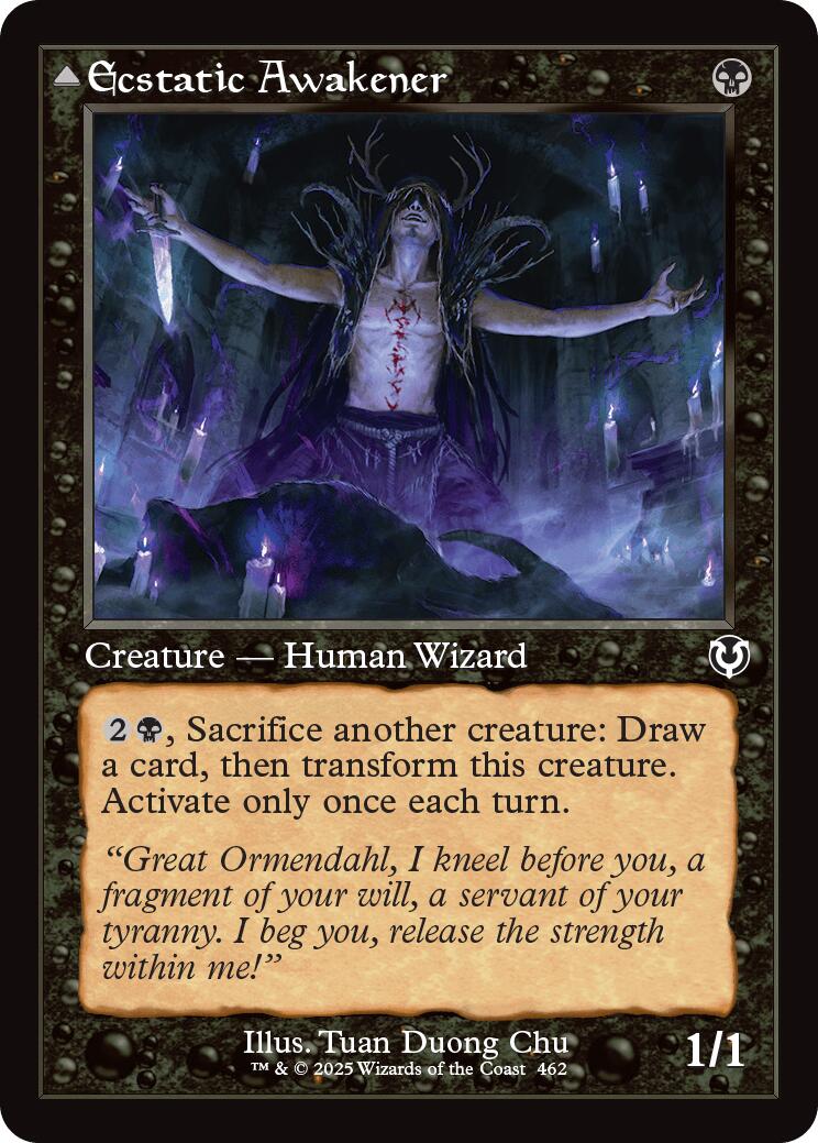 Ecstatic Awakener // Awoken Demon (Retro Frame) [Innistrad Remastered] | Exor Games Dartmouth