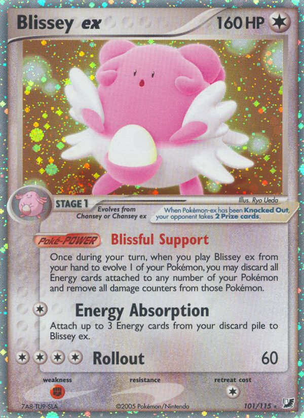 Blissey ex (101/115) [EX: Unseen Forces] | Exor Games Dartmouth