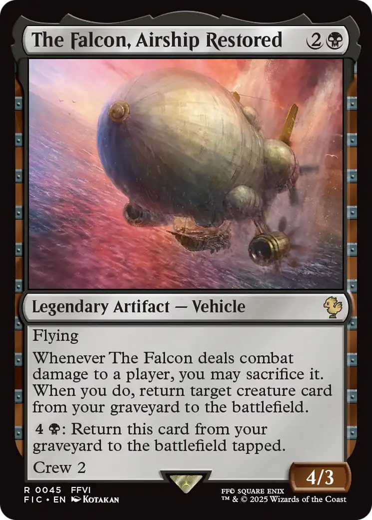 The Falcon, Airship Restored [FINAL FANTASY Commander] | Exor Games Dartmouth