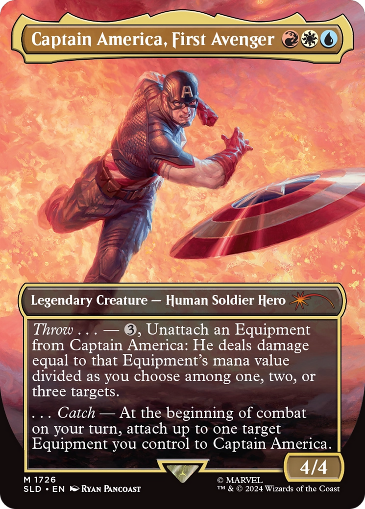 Captain America, First Avenger (Rainbow Foil) [Secret Lair Drop Series] | Exor Games Dartmouth