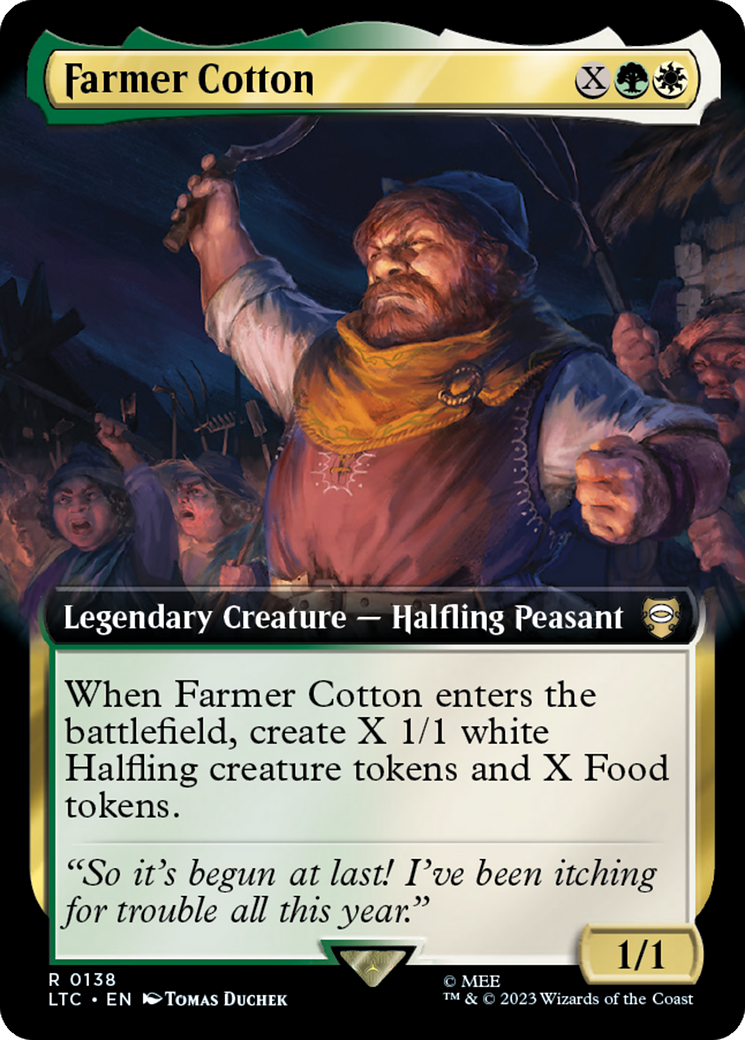 Farmer Cotton (Extended Art) [The Lord of the Rings: Tales of Middle-Earth Commander] | Exor Games Dartmouth