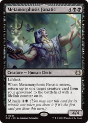 Metamorphosis Fanatic [Duskmourn: House of Horror Commander] | Exor Games Dartmouth