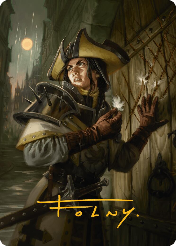 Thraben Inspector Art Card (Gold-Stamped Signature) [Innistrad Remastered Art Series] | Exor Games Dartmouth