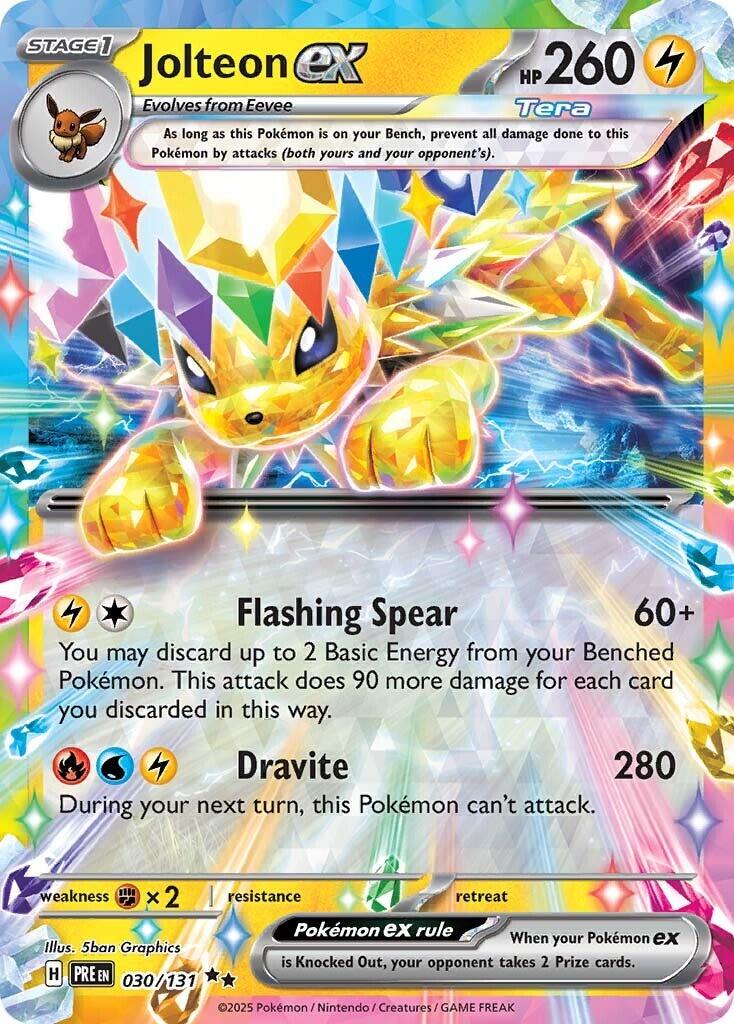 Jolteon ex (030/131) [Scarlet & Violet: Prismatic Evolutions] | Exor Games Dartmouth
